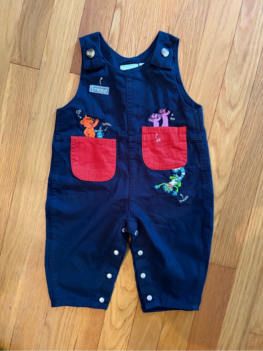 Disney | Rare VINTAGE Bear in the Big Blue House Overalls | Size: 6 Months